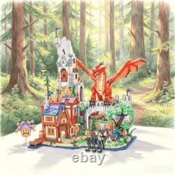 Dungeons Dragons Red Dragon Tale 3745PCS Castle Dragon Building Blocks Set