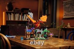 Dungeons Dragons Red Dragon Tale 3745PCS Castle Dragon Building Blocks Set