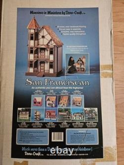 Dura-Craft 550 Mini Mansion San Franciscan Wooden Doll House Kit New In Open Box