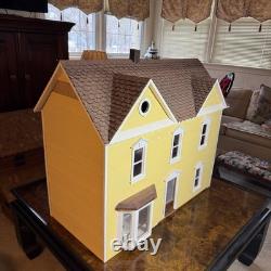 Dura Craft FH-505 Farmhouse Dollhouse 112 Scale Wood Kit 8 Rooms Miniatures
