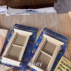 Dura Craft FH-505 Farmhouse Dollhouse 112 Scale Wood Kit 8 Rooms Miniatures