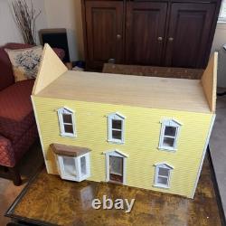 Dura Craft FH-505 Farmhouse Dollhouse 112 Scale Wood Kit 8 Rooms Miniatures