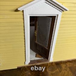 Dura Craft FH-505 Farmhouse Dollhouse 112 Scale Wood Kit 8 Rooms Miniatures