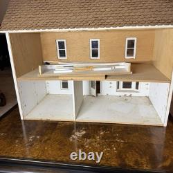 Dura Craft FH-505 Farmhouse Dollhouse 112 Scale Wood Kit 8 Rooms Miniatures