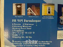 Dura Craft FarmHouse DollHouse Kit FH-505 New In Box Vintage