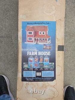 Dura-Craft Farmhouse Dollhouse Kit. FH500. 1970s