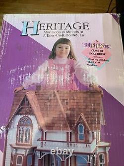 Dura Craft Heritage HR560 Dollhouse Kit Victorian Mansion Complete