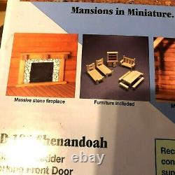Dura-Craft Shenandoah Real Wood Log Cabin Kit 1996 2 Story Mansions in Miniature