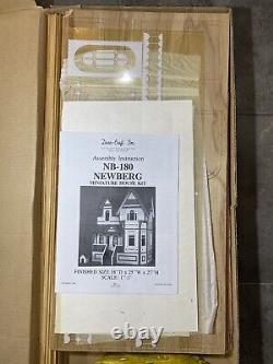 Dura Craft Vintage NOS Newberg Wood Victorian Dollhouse Kit NB180 New in Box DIY