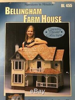 Duracraft Inc. Bellingham Farm House Kit #bl-455 American Dollhouse New