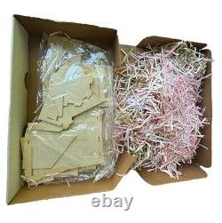 Elizabeth Anne Wooden Dollhouse Kit Victorian New Open Box Vintage 1/2 Scale