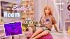 Emily S New Room Making A Trendy Gen Z Barbie Doll Room Led Lights Records Vines Tv Collage