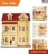 Enchanting DIY Miniature Dollhouse Kit with Warm Light & Music Box 124 Scale
