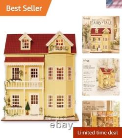 Enchanting DIY Miniature Dollhouse Kit with Warm Light & Music Box 124 Scale