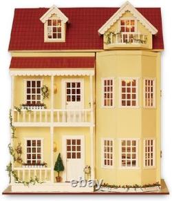 Enchanting DIY Miniature Dollhouse Kit with Warm Light & Music Box 124 Scale