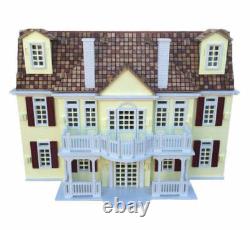 English Manor Dollhouse Immerse Yourself in Elegant Miniature Living house Kit