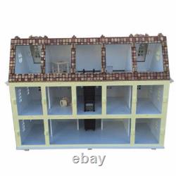 English Manor Dollhouse Immerse Yourself in Elegant Miniature Living house Kit