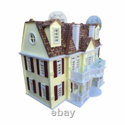 English Manor Dollhouse Immerse Yourself in Elegant Miniature Living house Kit