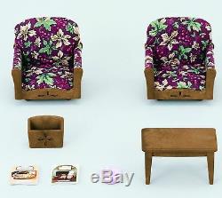 Epoch Sylvanian Families Living Room Arm Chair Sofa set KA-509