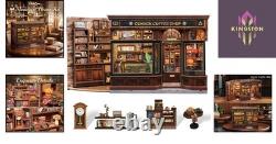 Exquisite Coffee Shop Book Nook Kit A DIY 3D Wooden Puzzle Experience