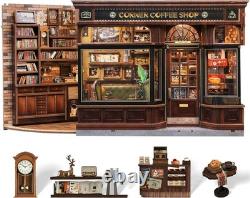 Exquisite Coffee Shop Book Nook Kit A DIY 3D Wooden Puzzle Experience