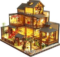Exquisite Japanese Courtyard Miniature Dollhouse Eco-Friendly DIY Project