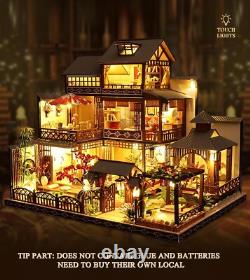 Exquisite Japanese Courtyard Miniature Dollhouse Eco-Friendly DIY Project