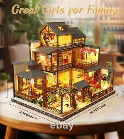 Exquisite Japanese Courtyard Miniature Dollhouse Eco-Friendly DIY Project
