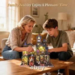 Exquisite Rail-Track City Miniature Building Kit