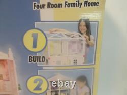 Extreme Makeover Home Edition 4 Room Dollhouse 150+ Pieces Nib