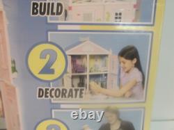 Extreme Makeover Home Edition 4 Room Dollhouse 150+ Pieces Nib