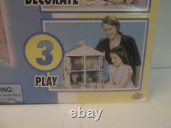 Extreme Makeover Home Edition 4 Room Dollhouse 150+ Pieces Nib
