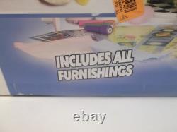 Extreme Makeover Home Edition 4 Room Dollhouse 150+ Pieces Nib