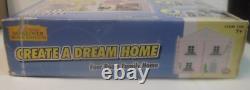 Extreme Makeover Home Edition 4 Room Dollhouse 150+ Pieces Nib