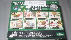 Factory Sealed Box Peanuts Snoopy Vintage Cafe Set Of 8 Re-Ment 2017
