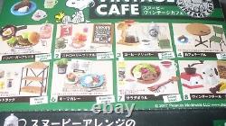 Factory Sealed Box Peanuts Snoopy Vintage Cafe Set Of 8 Re-Ment 2017