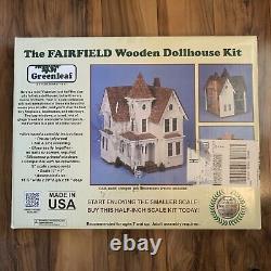 Fairfield Dollhouse Kit 1/2 Inch Scale Model Vintage Handcrafted Wood NIB