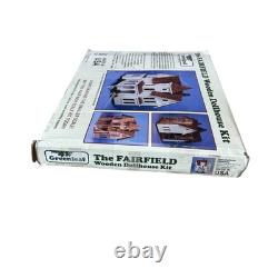 Fairfield Dollhouse Kit 1/2 Inch Scale Model Vintage Handcrafted Wood, New Box