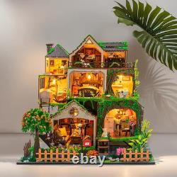 Fairy Tale Forest Dollhouse Kit Miniature Wizardi Roombox Kit F07M5-70-L2501
