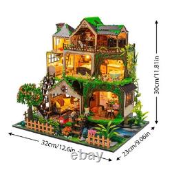 Fairy Tale Forest Dollhouse Kit Miniature Wizardi Roombox Kit F07M5-70-L2501