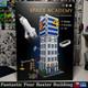 Fantastic Four Baxter Building 6135pcs Classic Space Academy MOC Brick Set Gift