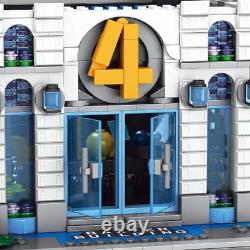 Fantastic Four Baxter Building 6135pcs Classic Space Academy MOC Brick Set Gift