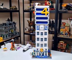 Fantastic Four Baxter Building 6135pcs Classic Space Academy MOC Brick Set Gift