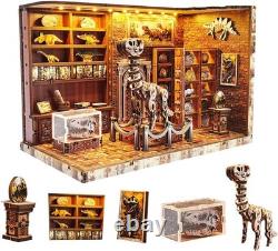 Fantasy Dinosaur Research Institute Miniature House Kit Ideal DIY Gift for All