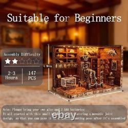 Fantasy Dinosaur Research Institute Miniature House Kit Ideal DIY Gift for All