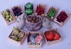 Farmer's Market Stand Vegetable shop, fruits in boxes, greengrocer's, Chalkboard