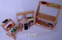 Farmer's Market Stand Vegetable shop, fruits in boxes, greengrocer's, Chalkboard