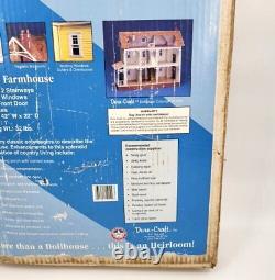 Farmhouse Dura Craft FH 505 Miniature Doll House Kit 8 Room Complete NIB