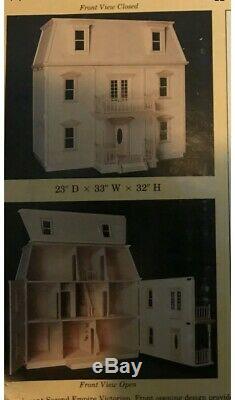 Federal Victorian Dollhouse KIT Hofco House #174 Front Opening