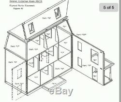 Federal Victorian Dollhouse KIT Hofco House #174 Front Opening